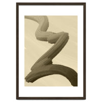 Brushstrokes in Sepia