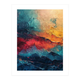 Abstract Textured Mountain Landscape (Print Only) thumbnail