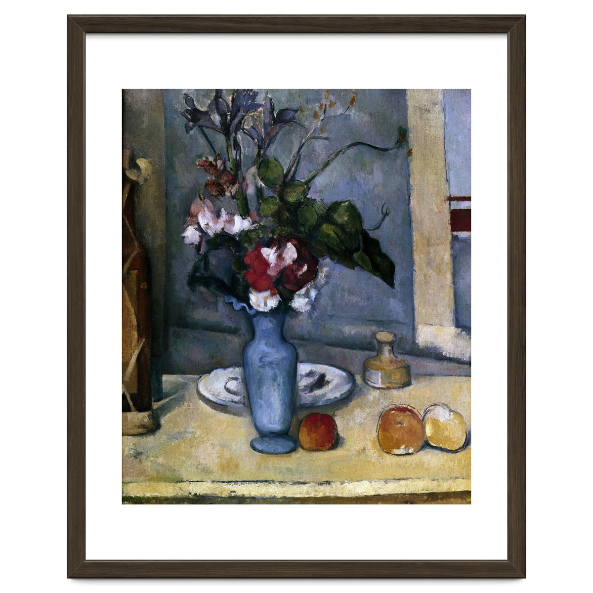 The Blue Vase - 1885/87 - 62x51 cm - oil on canvas - French Post-Impressionism.