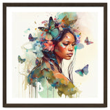 Floral Native Warrior Woman Butterfly Dance thumbnail