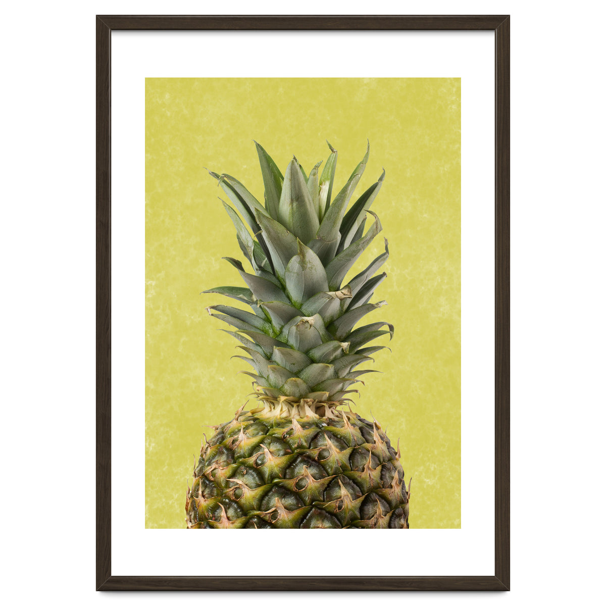 Pineapple Crown, Tropical Summer Fruit Art
