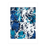 Liquid Patience, Abstract Ocean Sea Water Waves, Eclectic Scandinavian Texture Foam Neutral Nordic (Print Only) thumbnail