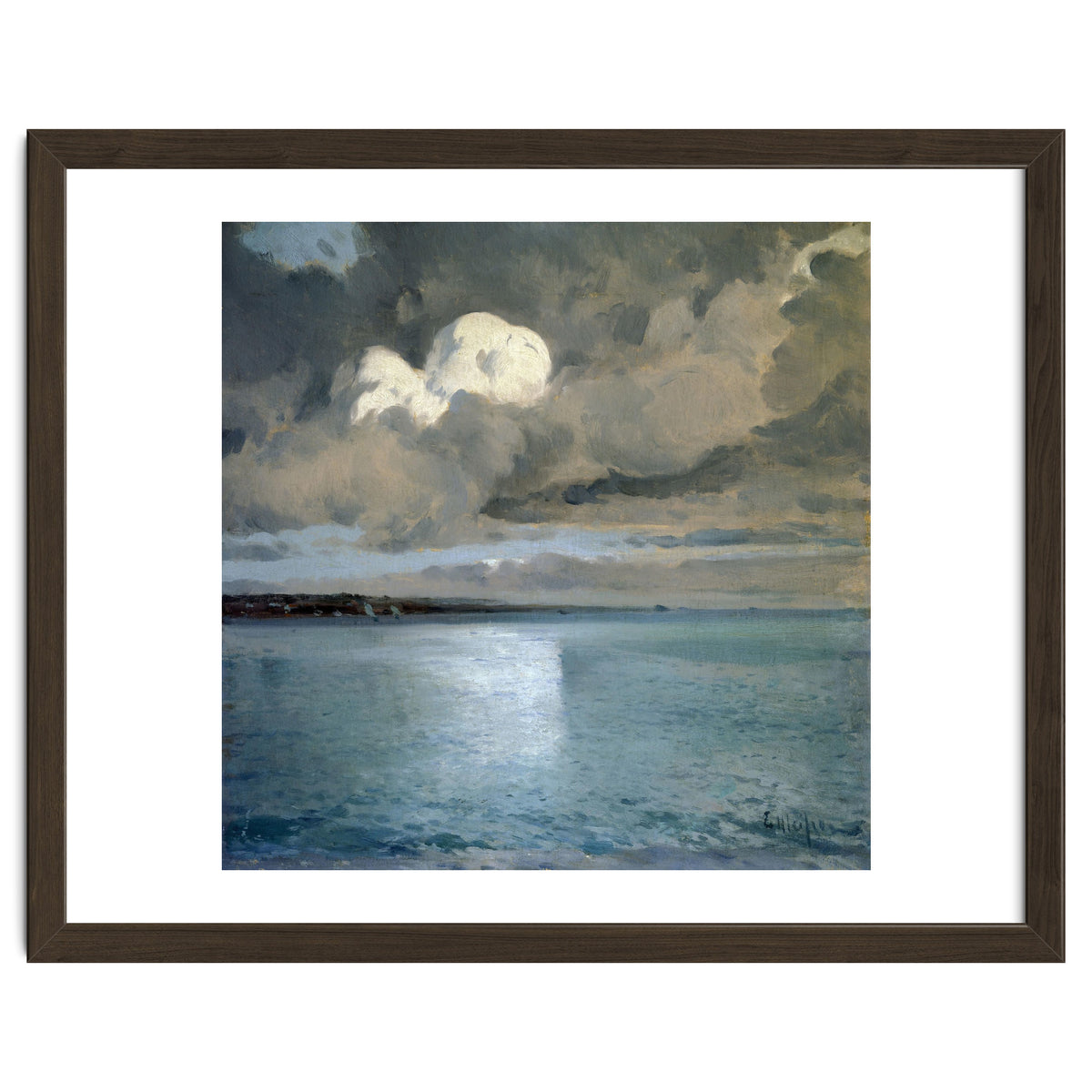 SEA LANDSCAPE OF CADAQUES ("MARINA DE CADAQUES") - OIL ON TABLE - 70X71 CM.