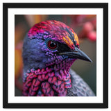 Vibrant Exotic Bird Detailed Feather Close Up thumbnail