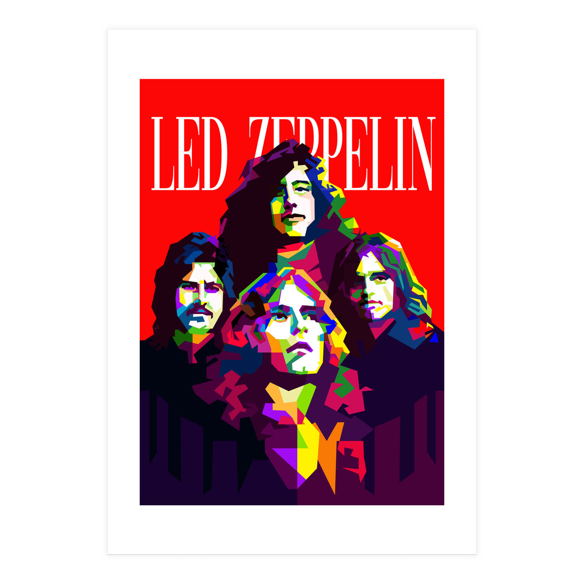 Led Zeppelin British Classic Rock And Blues  (Print Only)