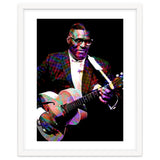 Howlin Wolf American Blues Guitarist Colorful thumbnail