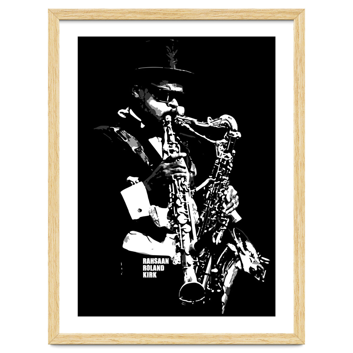 Rahsaan Roland Kirk American Jazz Multi-Instrumentalist