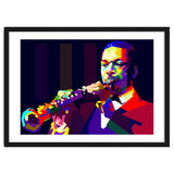John Coltrane Jazz Musician Pop Art WPAP thumbnail