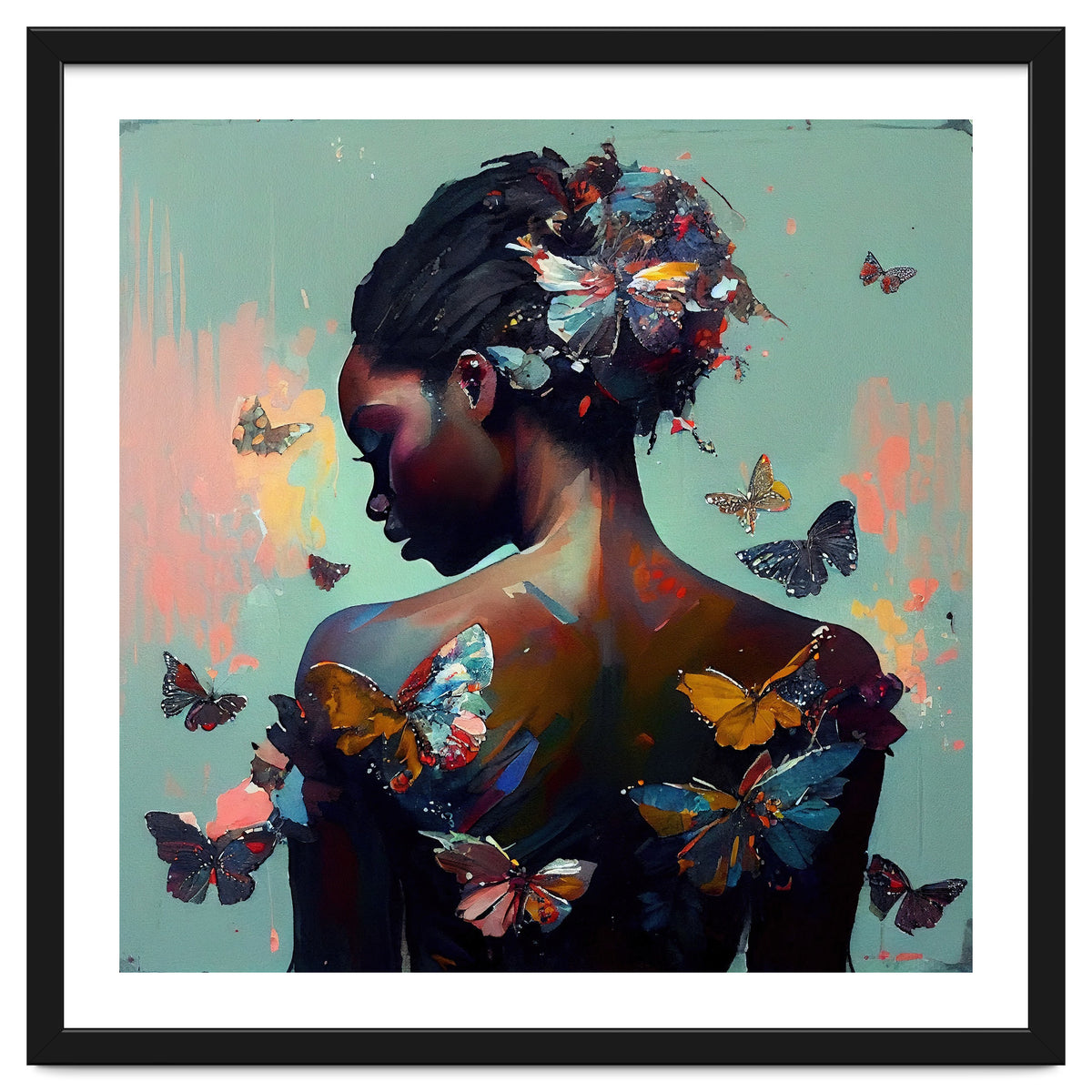 Powerful Butterfly Woman Body #1