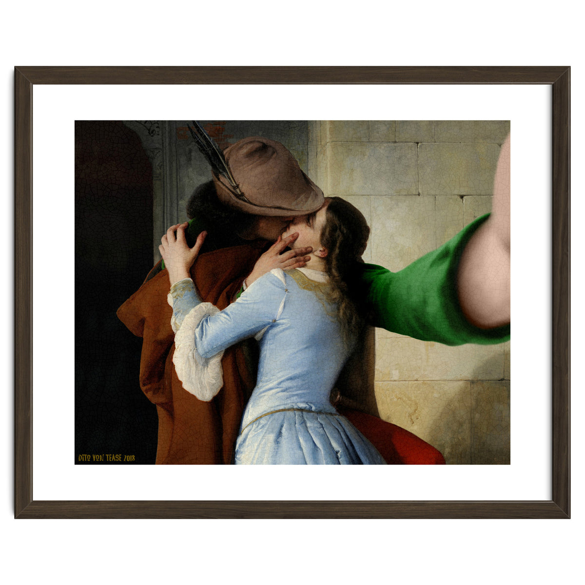 Francesco Hayez - The Kiss - Selfie