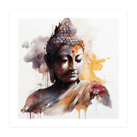 Watercolor Buddha #3 (Print Only)
