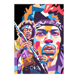 Jimi Hendrix wpap art (Print Only) thumbnail