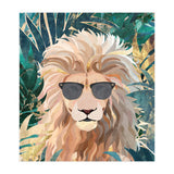 Lion Jungle wearing sunglasses (Print Only) thumbnail