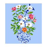 The Floopy Planter, Abstract Flower Pot Illustration, Pop Bohemian Eclectic Botanical, Flower Colorful Blossom (Print Only) thumbnail