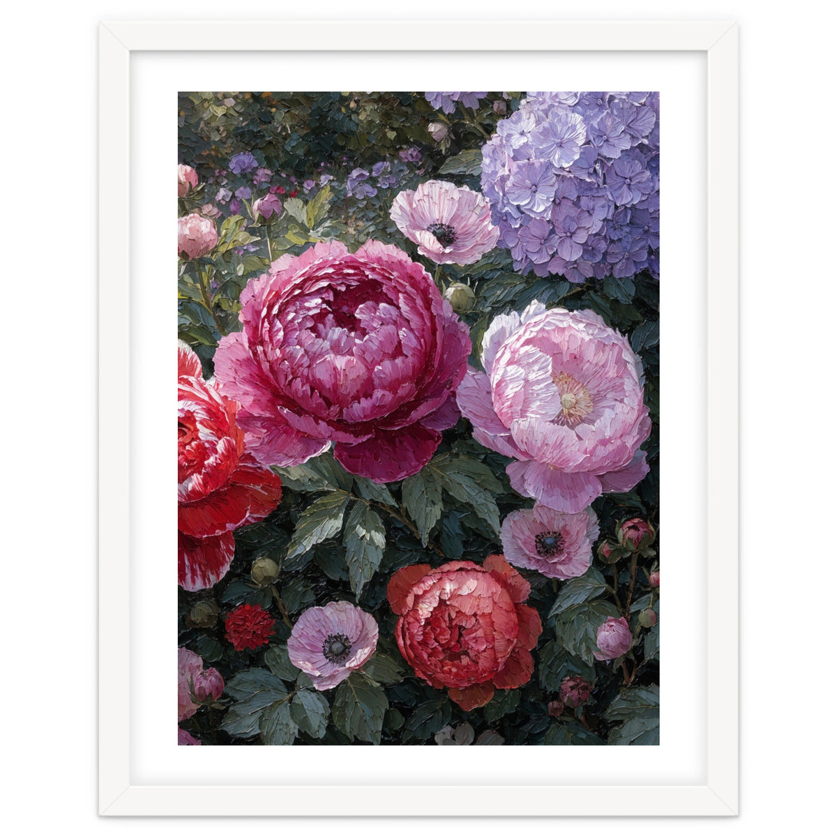 Overflowing Abundance: A Textural Impasto Oil Painting