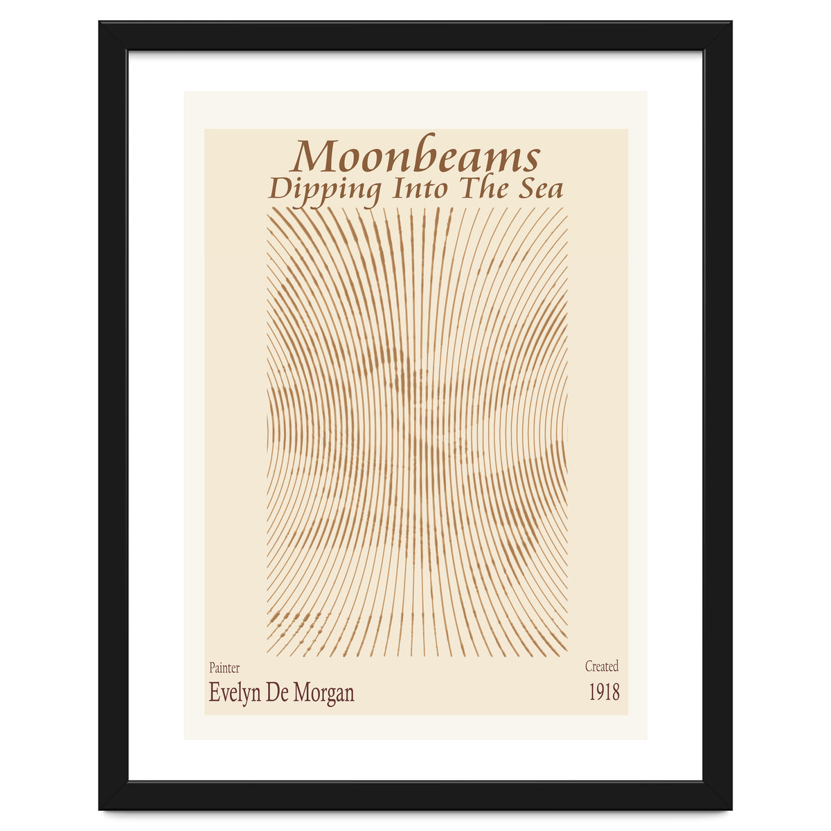 Moonbeams Dipping Into The Sea (1918) – Evelyn De Morgan (english, 1855 1919)