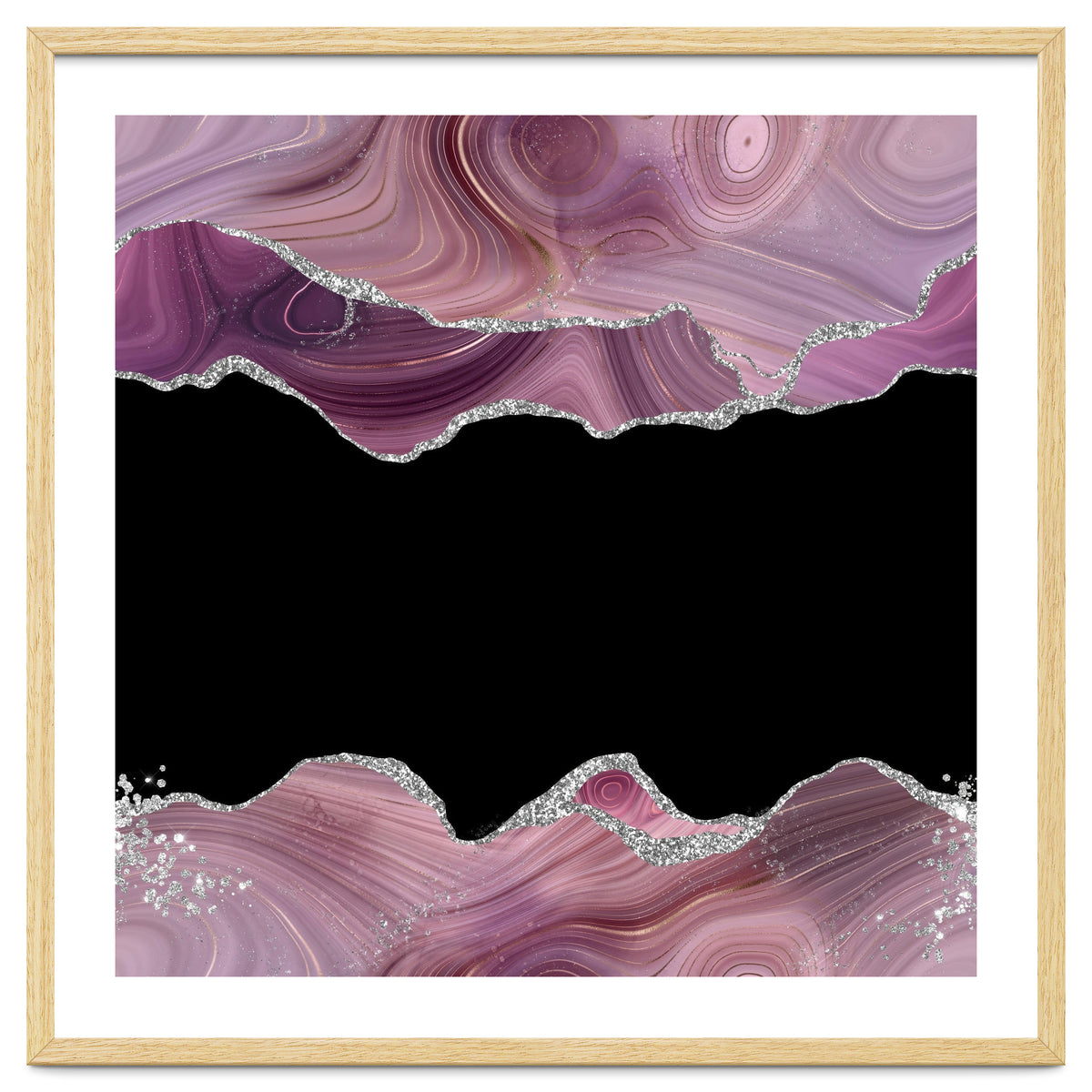 Mauve & Silver Agate Texture 03