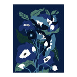 Garden Flowers at night (Print Only) thumbnail