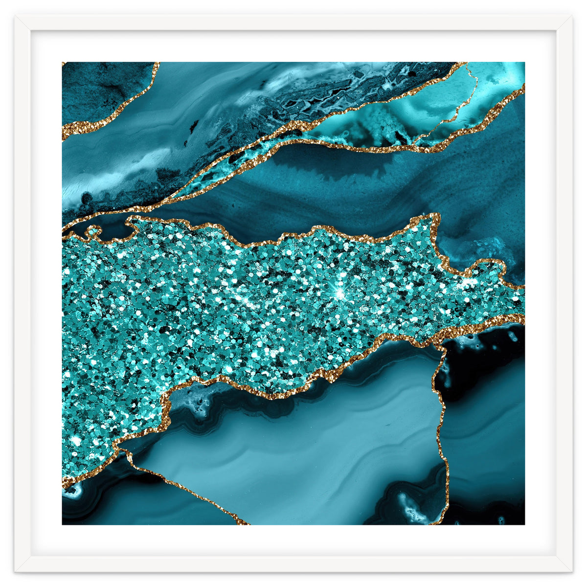 Agate Glitter Ocean Texture 09