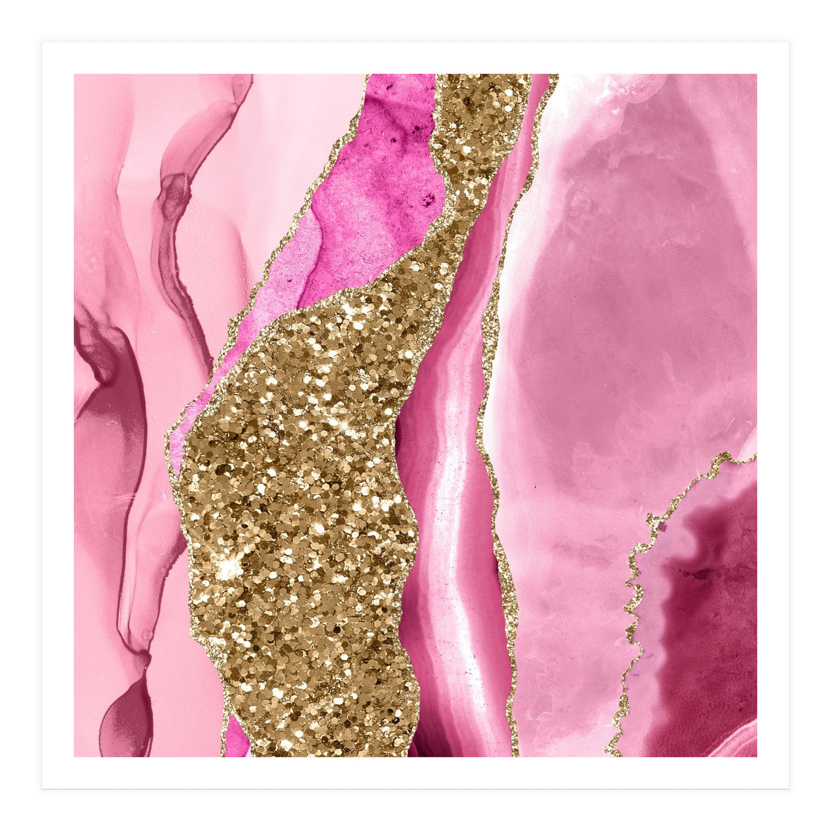 Agate Glitter Dazzle Texture 10  (Print Only)