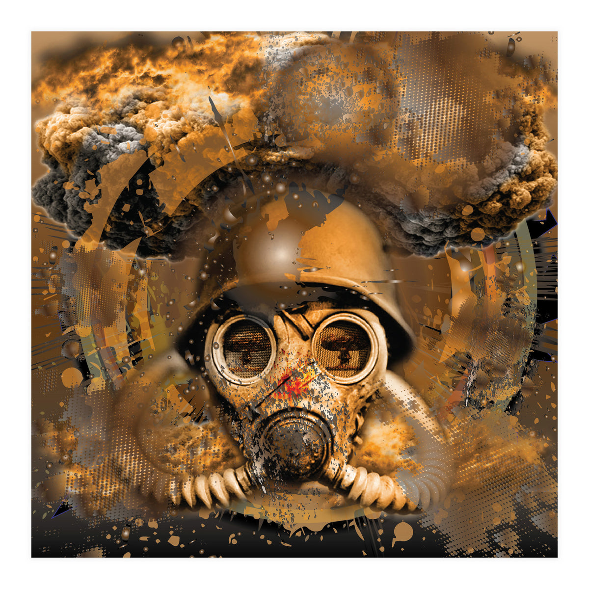 Atomic Bomb Gas Mask (Print Only)