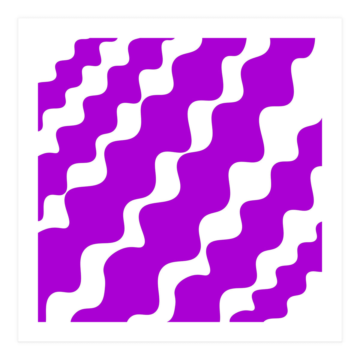 Purple Wavy Pattern (Print Only)