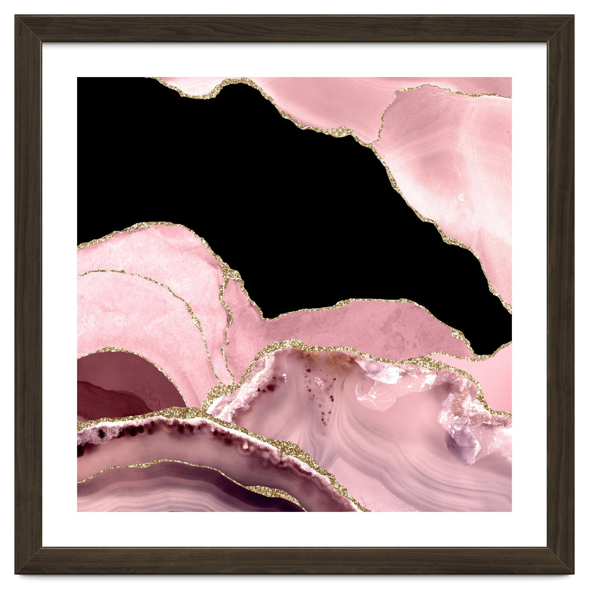 Blush & Gold Agate Texture 03