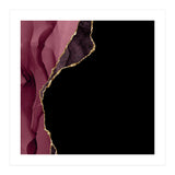 Burgundy & Gold Agate Texture 09 (Print Only) thumbnail