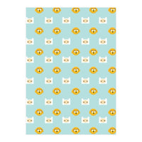 Minimalist Finn And Jake Seamless Cartoon Pattern (Print Only)