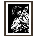 Pat Metheny American Jazz Guitarist Legend in Monochrome 3 thumbnail