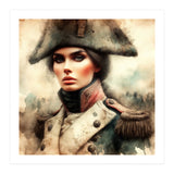 Napoleonic Officer Woman Portrait (Print Only) thumbnail