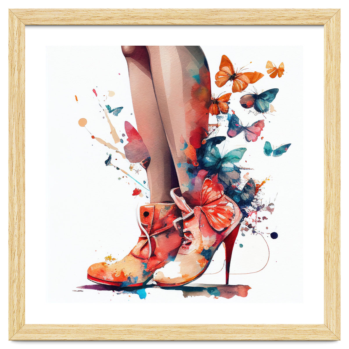 Butterfly Heels Splash