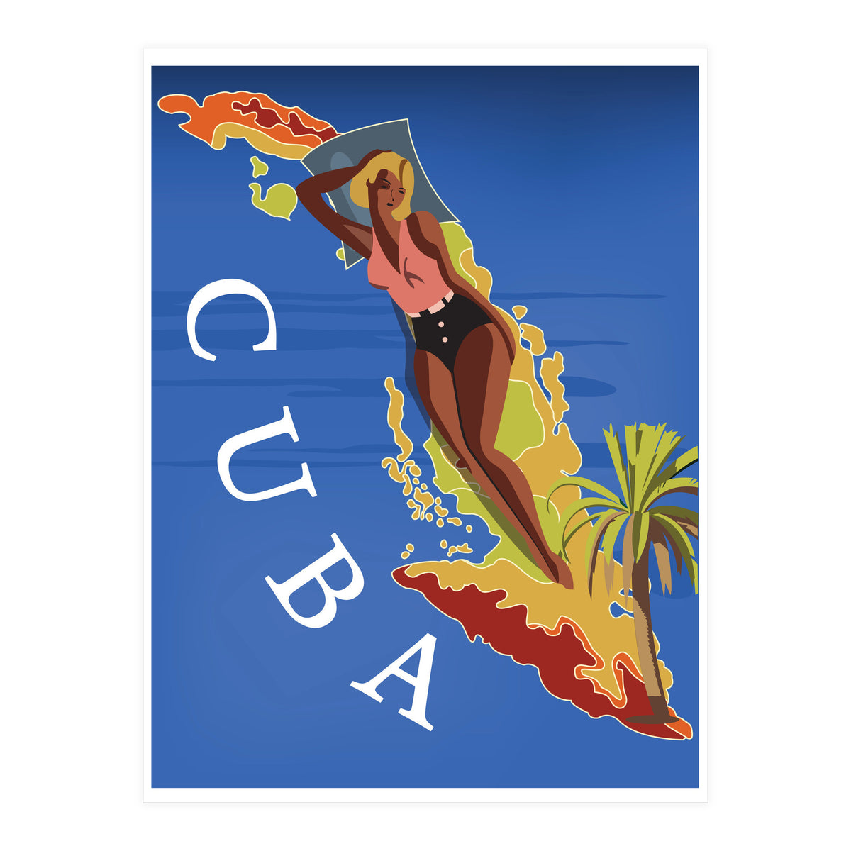 Cuba Sunbath (Print Only)