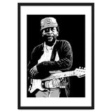 Willie King American Blues Musician in Grayscale thumbnail