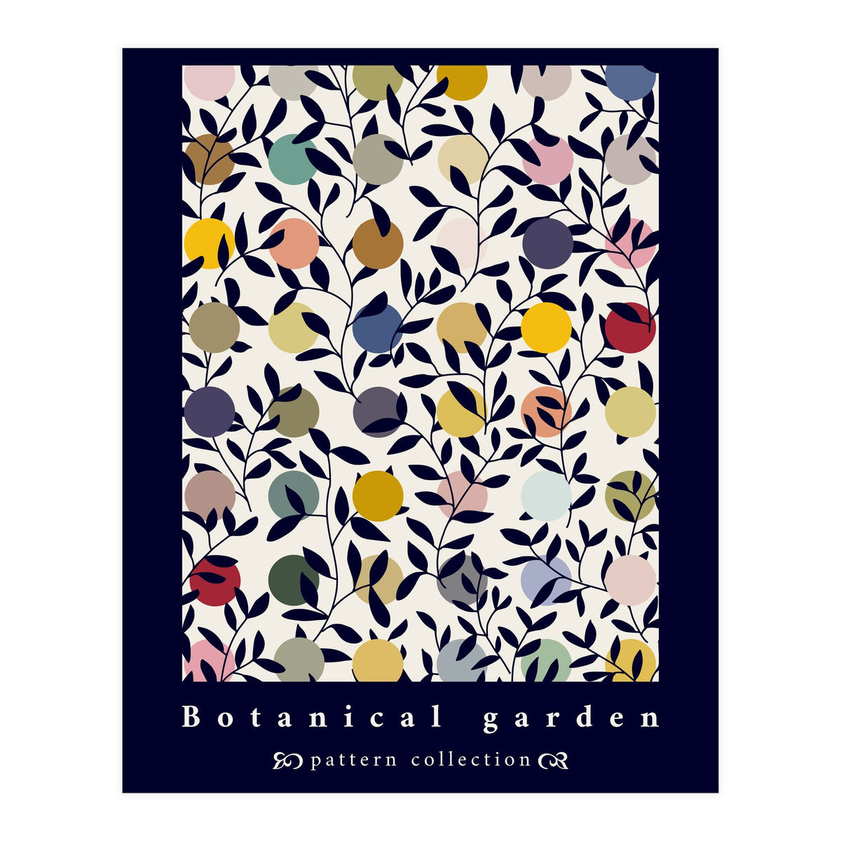 expectant iteration botanical garden pattern (Print Only)