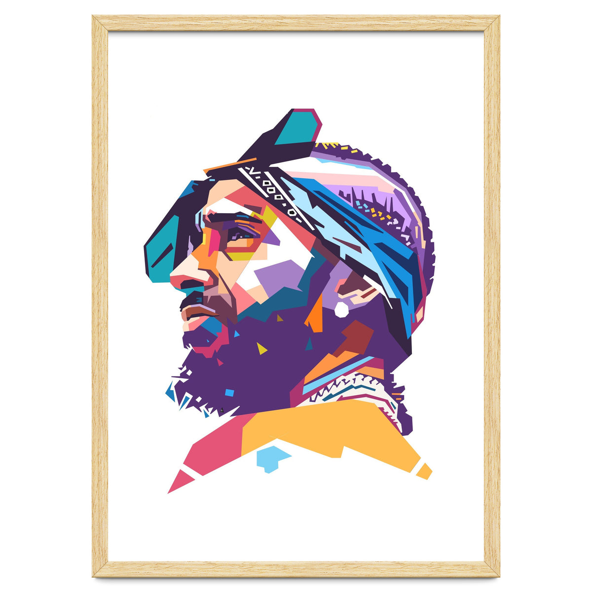 Nipsey Hussle pop art portrait