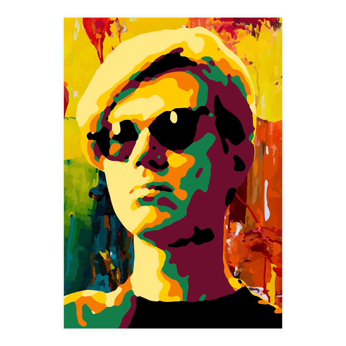 Andy Warhol Abstract  (Print Only)