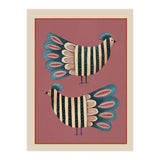 Striped Bird Pair I (Print Only) thumbnail