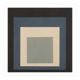 JOSEF ALBERS - HOMAGE TO THE SQUARE BEIGE GREY BLACK HIGH RESOLUTION (Print Only) thumbnail