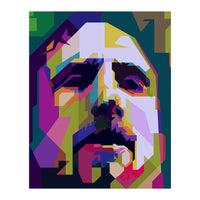 Zack De La Rocha Rock Singer Pop Art WPAP (Print Only)