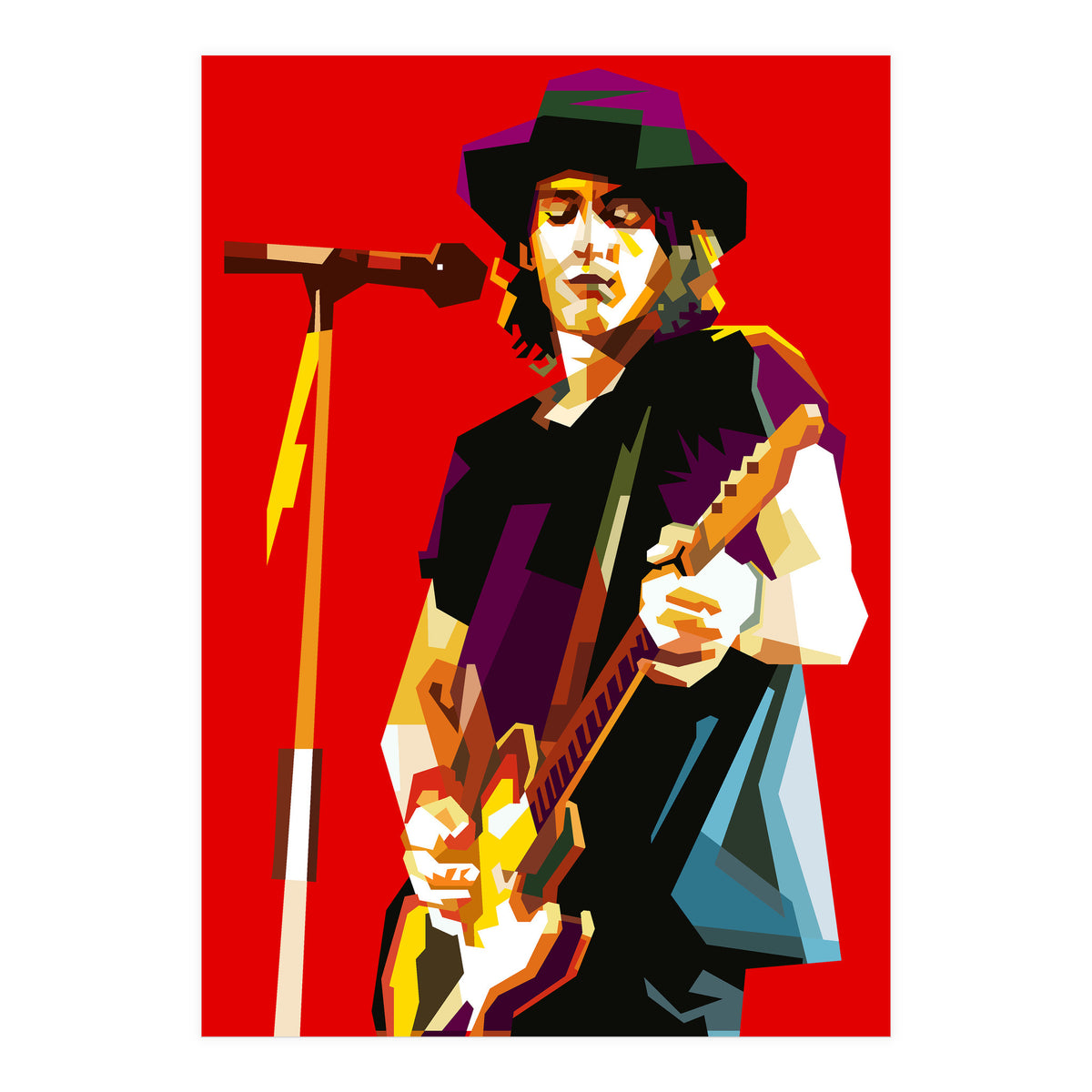 Izzy Stradlin Pop Art WPAP Trending Now (Print Only)