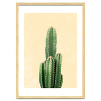 Tall Cactus, Minimal Desert Saguaro Art