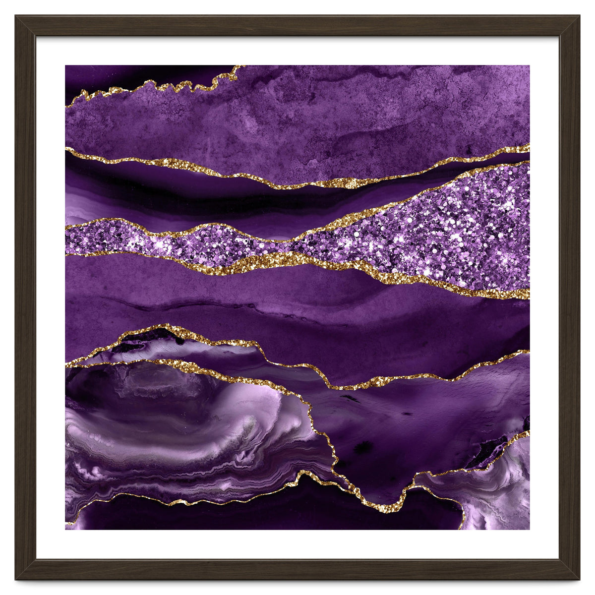 Agate Glitter Ocean Texture 01