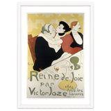 Henri de Toulouse-Lautrec: Poster for the novel Reine de joie, moeurs du demi-monde by Victor Joze. thumbnail