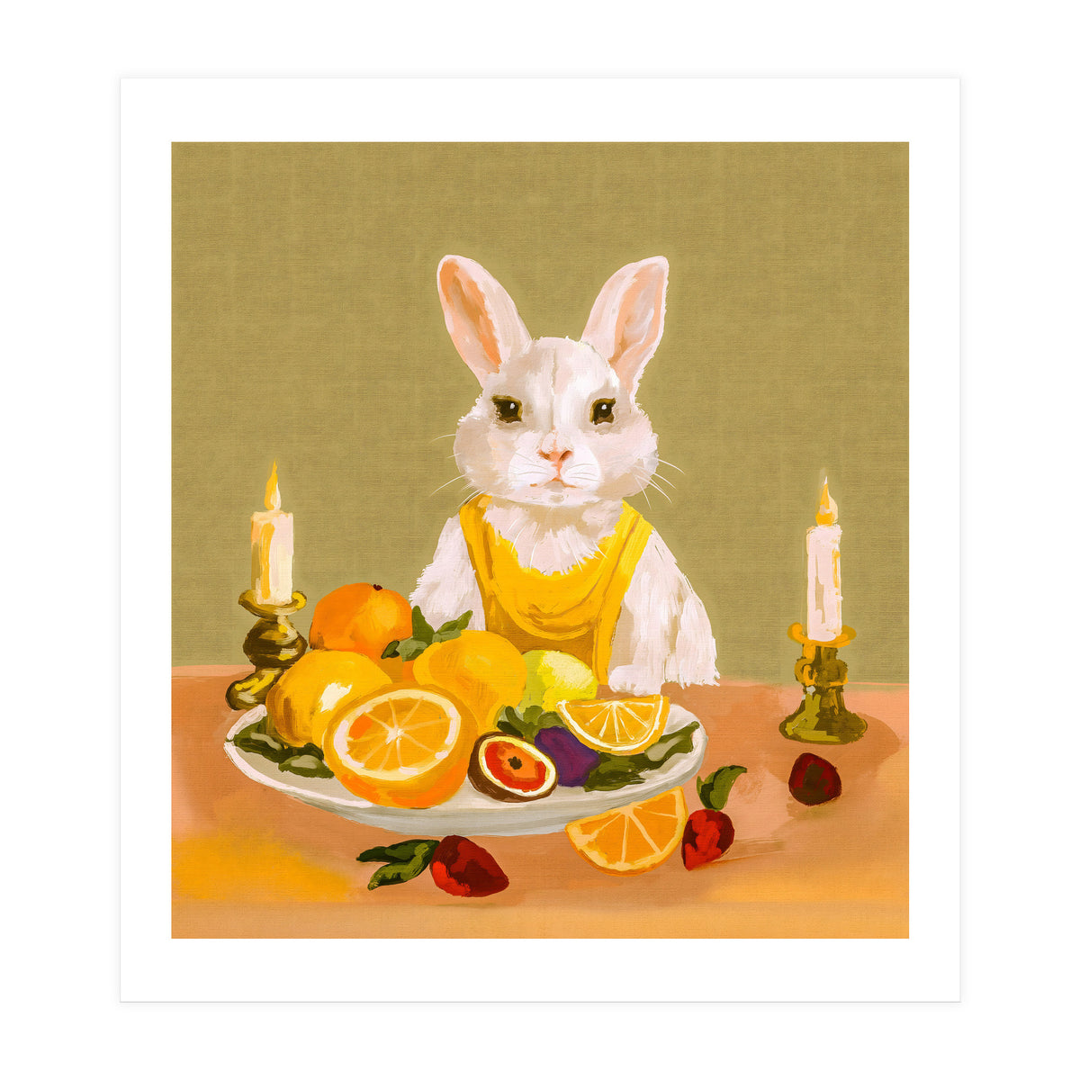 Bunny's Candlelight Fruit Dinner  (Print Only)