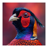 Close Up Pheasant Bird Head Detailed Feathers (Print Only) thumbnail