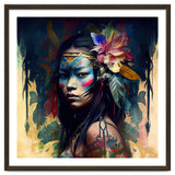 Floral Native Asian Warrior Portrait thumbnail