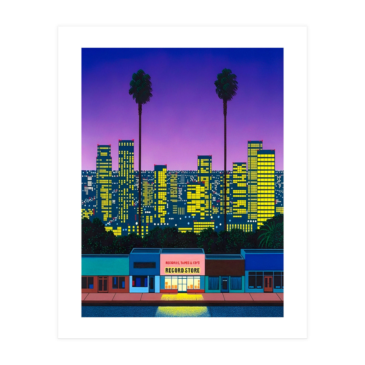 Hiroshi Nagai - City Pop At Night (Print Only)