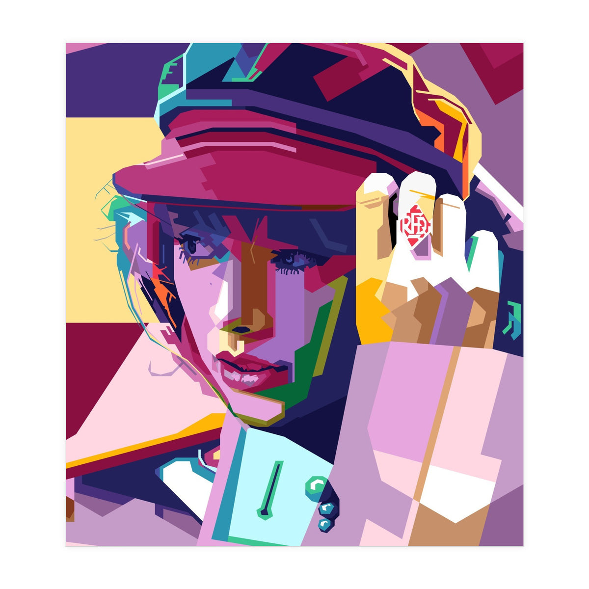 Taylor Swift Style WPAP (Print Only)