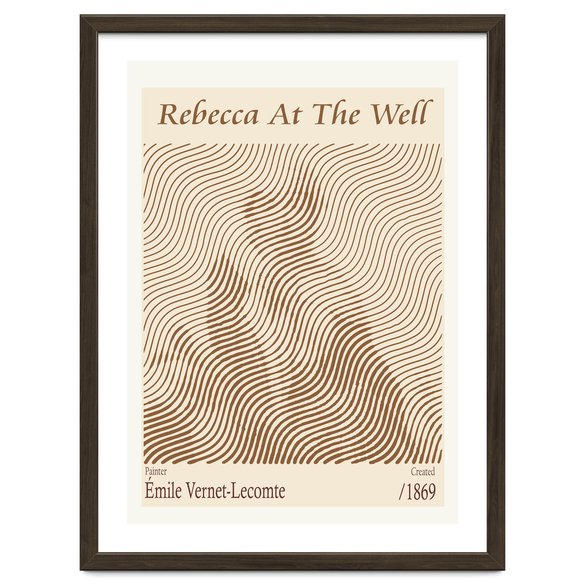 Rebecca At The Well – Émile Vernet Lecomte (1869)